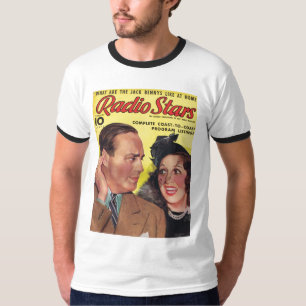 Jack Benny Mary Livingston RADIOSÄNDE STJÄRNOR Tröja