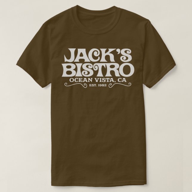 Jack Bistro Threes Company 1 T Shirt (Design framsida)