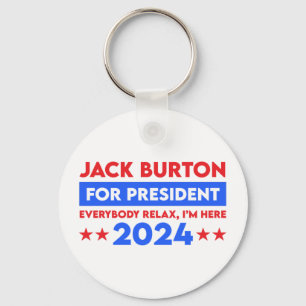 Jack Burton för talman 2024 Nyckelring