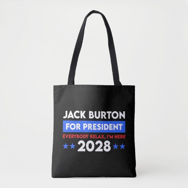 Jack Burton för talman 2028 Tygkasse (Framsida)
