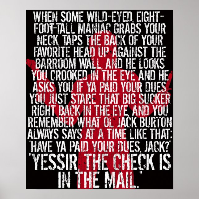 Jack Burton poster (Framsidan)