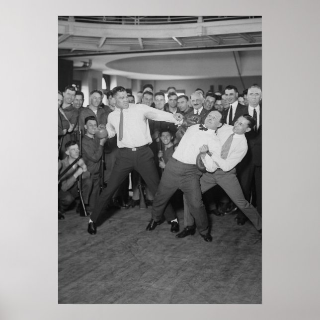 Jack Dempsey, Houdini & Benny Leonard Poster (Framsidan)