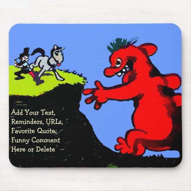 Jack Fiskar Dragon Mousepad Musmatta (Framsidan)