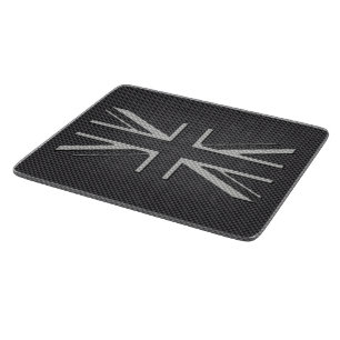 Jack för flagga för UK för svart- & grå