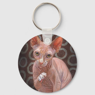 Jack för Sphynx Sphinxkatt Nyckelring
