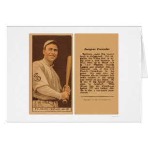 Jack Fournier White Sox Baseball 1912 Hälsningskort