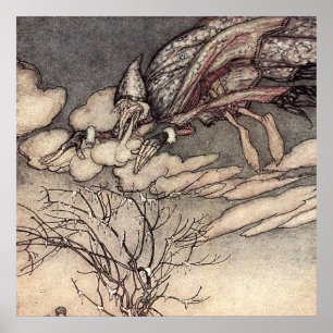 jack Frost av Arthur Rackham Poster