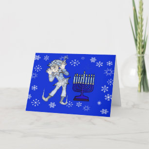 Jack Frost Chrismukkah Card Kort