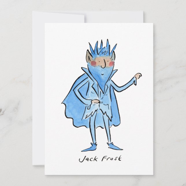 Jack Frost Inbjudningar (Framsida)