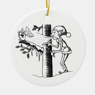 Jack Frost Julgransprydnad Keramik