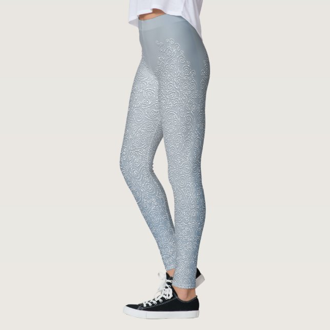 Jack Frost Leggings jul Snöre Skriv ut Byxor (Vänster)