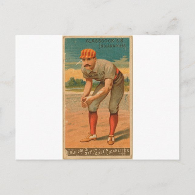 Jack Glasscock, Indianapolis  Vykort (Framsida)