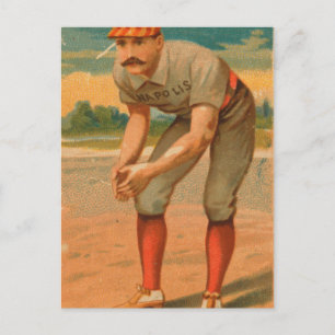 Jack Glasscock Vintage Indianapolis Hoosiers Vykort