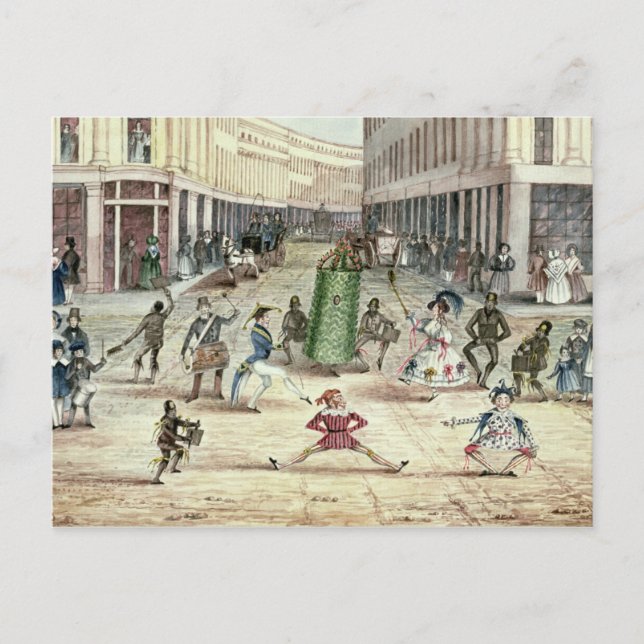 Jack i Grönten, Maj- Dag Firande i Chi Inbjudan Vykort (Framsida)