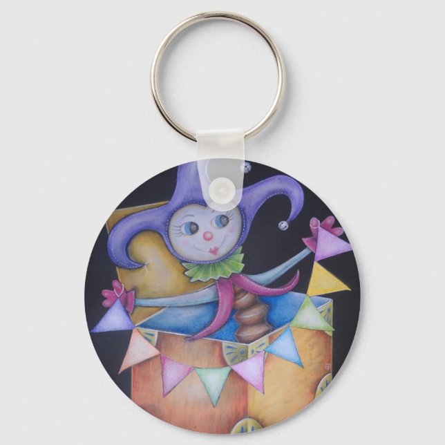 Jack i rutan nyckelring (Framsida)