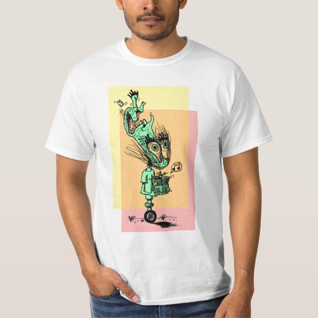 Jack In The Box - rektanglar T-shirt (Framsida)