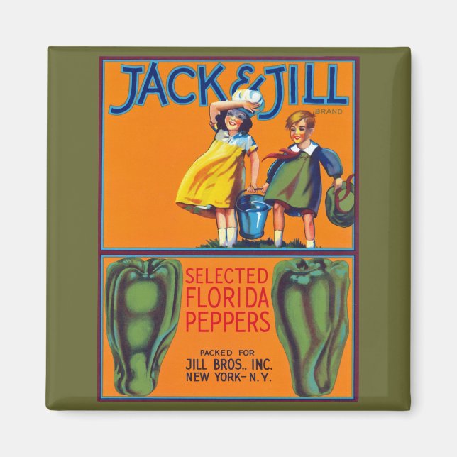 Jack & Jill Florida Peppers Magnet (Framsidan)