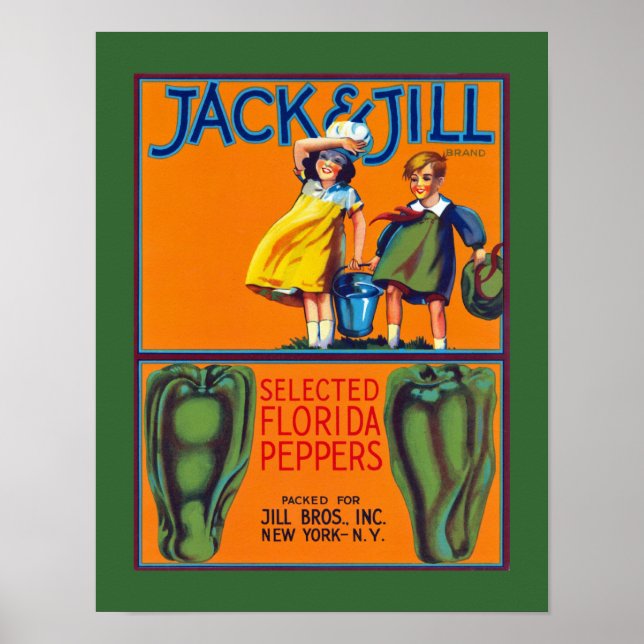 Jack & Jill Florida Peppers Poster (Framsidan)