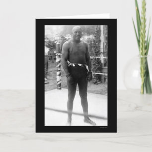 Jack Johnson 1912 för Heavyweightboxningmästare Kort