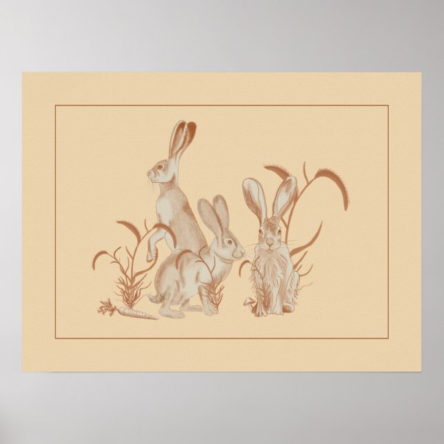 Jack, kanin och vänner poster (Framsidan)