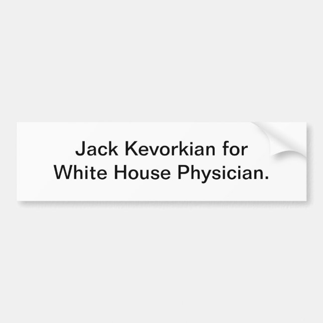 Jack Kevorkian Bildekal (Framsidan)