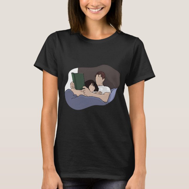 Jack läser i sänkan t shirt (Framsida)