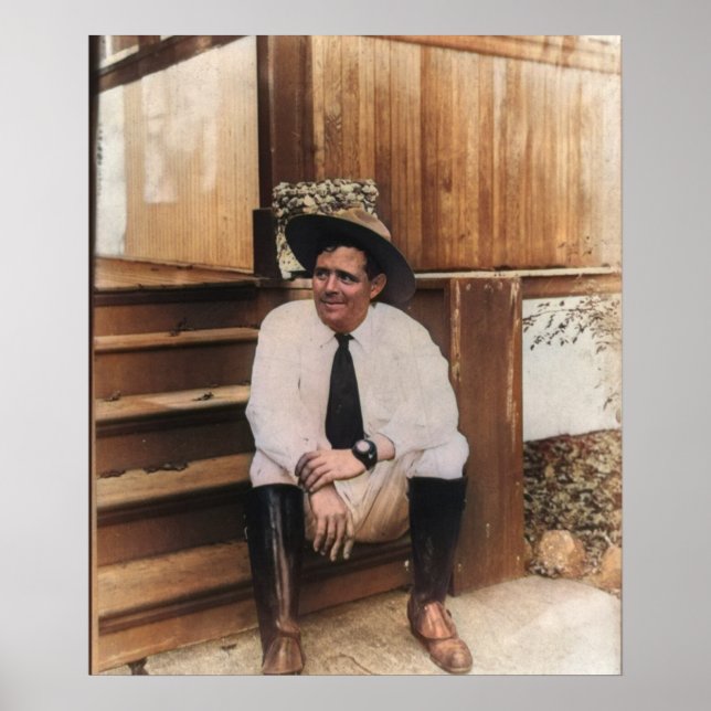 Jack London - Författare Poster (Framsidan)