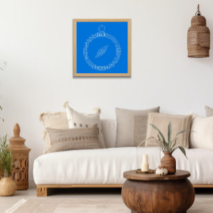 Jack Namn Cloud-Anpassadet Poster