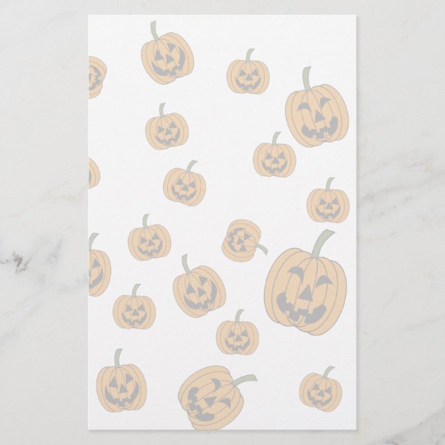 Jack O' Bakgrundsmönster Brevpapper (Framsida)