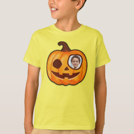Jack o lantern anpassningsbar, fotosöt pumpmonster t shirt