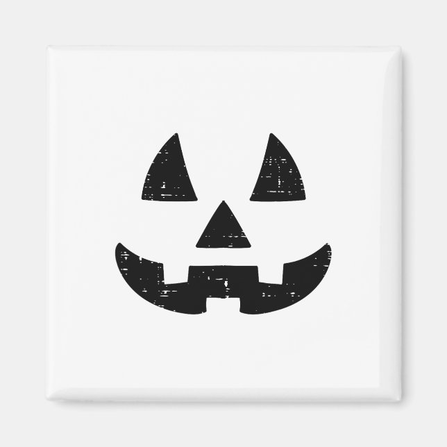 Jack o lantern Ansikte Cute Halloween Costume Mana Magnet (Framsidan)