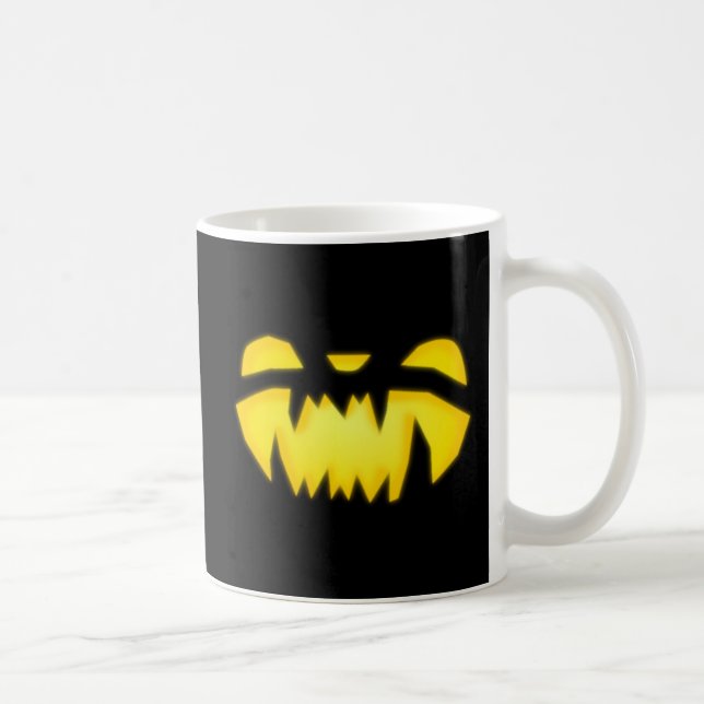 Jack-o-lantern Ansikte Kaffemugg (Höger)