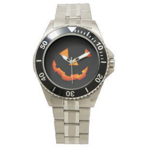 Jack-o'-Lantern Ansikte klocka