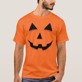 Jack-O-Lantern Ansikte Orange Halloween Costume T Shirt