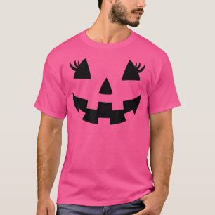 Jack o lantern Ansikte Pumpkin Eyelash Hallowen Co T Shirt