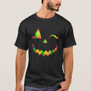 Jack o lantern Ansikte Pumpkin Eyelash Hallowen Co T Shirt
