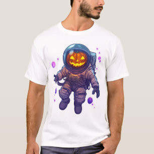 Jack-o'-Lantern-astronaut T Shirt