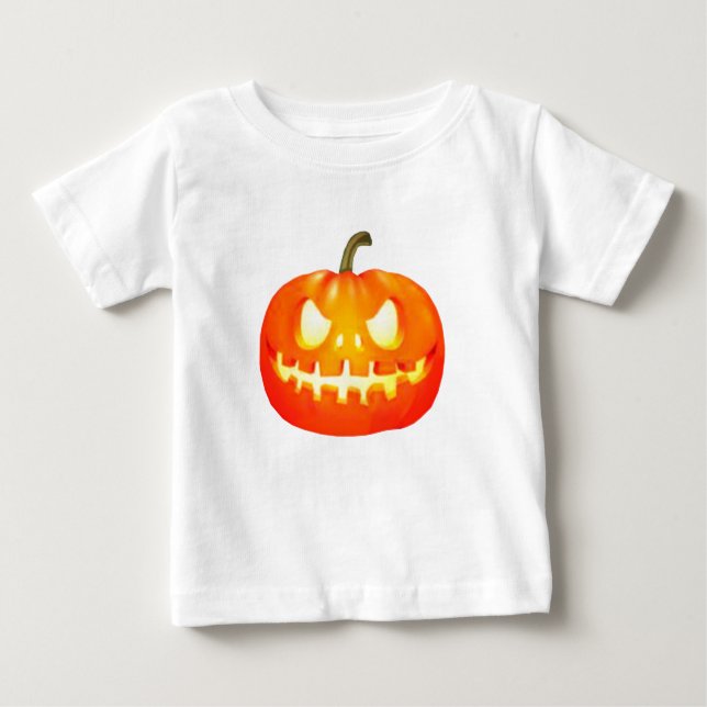 Jack-O-Lantern Baby T-Shirt (Framsida)