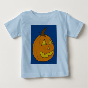 Jack o' Lantern Blå Barn T-Shirt