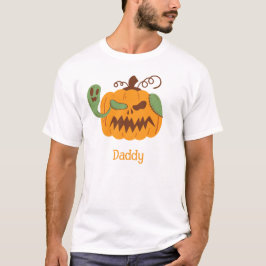 Jack-o'-Lantern & Bones Spooky Halloween Pappa T Shirt