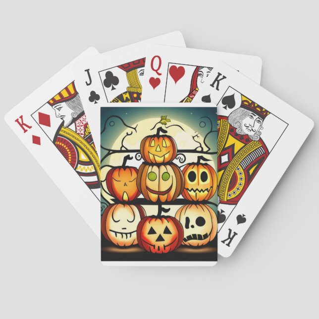 Jack o lantern casinokort (Baksidan)