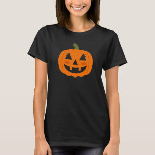 Jack o lantern Cute Pumpkin T-Shirt för Halloween