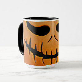 "Jack-o'-Lantern Delight: Halloween Pumpkin Mug" Mugg