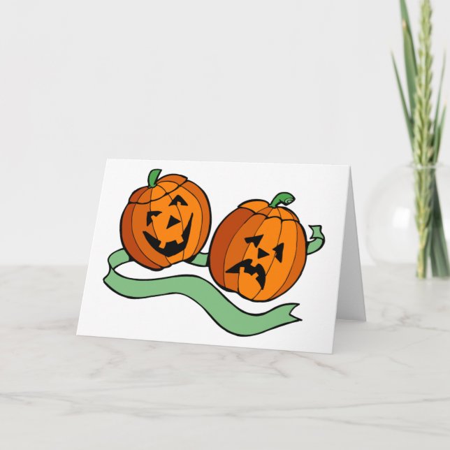 Jack o lantern Drama Masks Kort (Framsida)