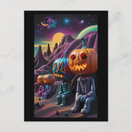 Jack-o-Lantern Familj Rastplats Vykort
