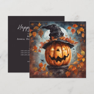 Jack O Lantern Festinladning Inbjudningar