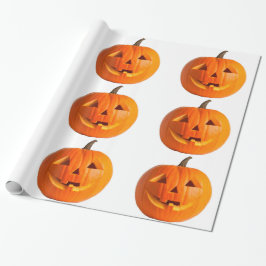 Jack-O-Lantern-figursättning Papper Presentpapper