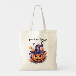Jack o lantern Halloween Bus eller godis Tygkasse