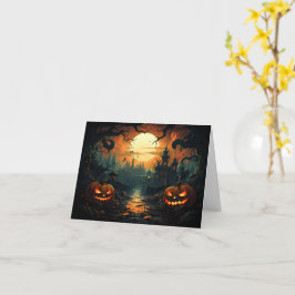 Jack-o-Lantern Halloween Kort