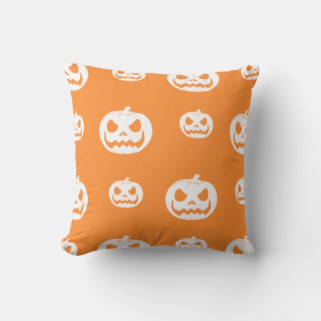 Jack o lantern Halloween Kudde (Framsida)